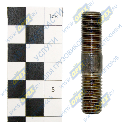 72-2308004 Шпилька М12 L=54 Р=22х1,25/19х1,75 ГОСТ 9066-75 ступиц задн. колеса ГАЗЕЛЬ; L=56 P1=21х1,25/20х1,75 МТЗ РУП1